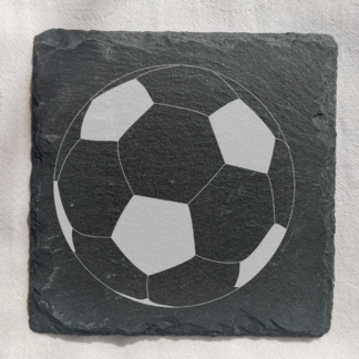 Sports Football, Soccer single slate coaster, ideal gift for birthday or anniversary