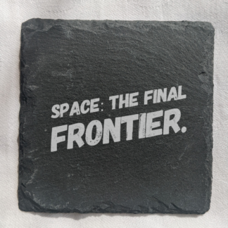 Star Trek, Enterprise, final frontier Slate coasters, set of 4 (set 2 of 2)