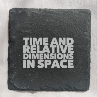 Doctor Who Time Lord, time traveller, blue box Slate coasters, set of 4, ideal for birthdays and gifts