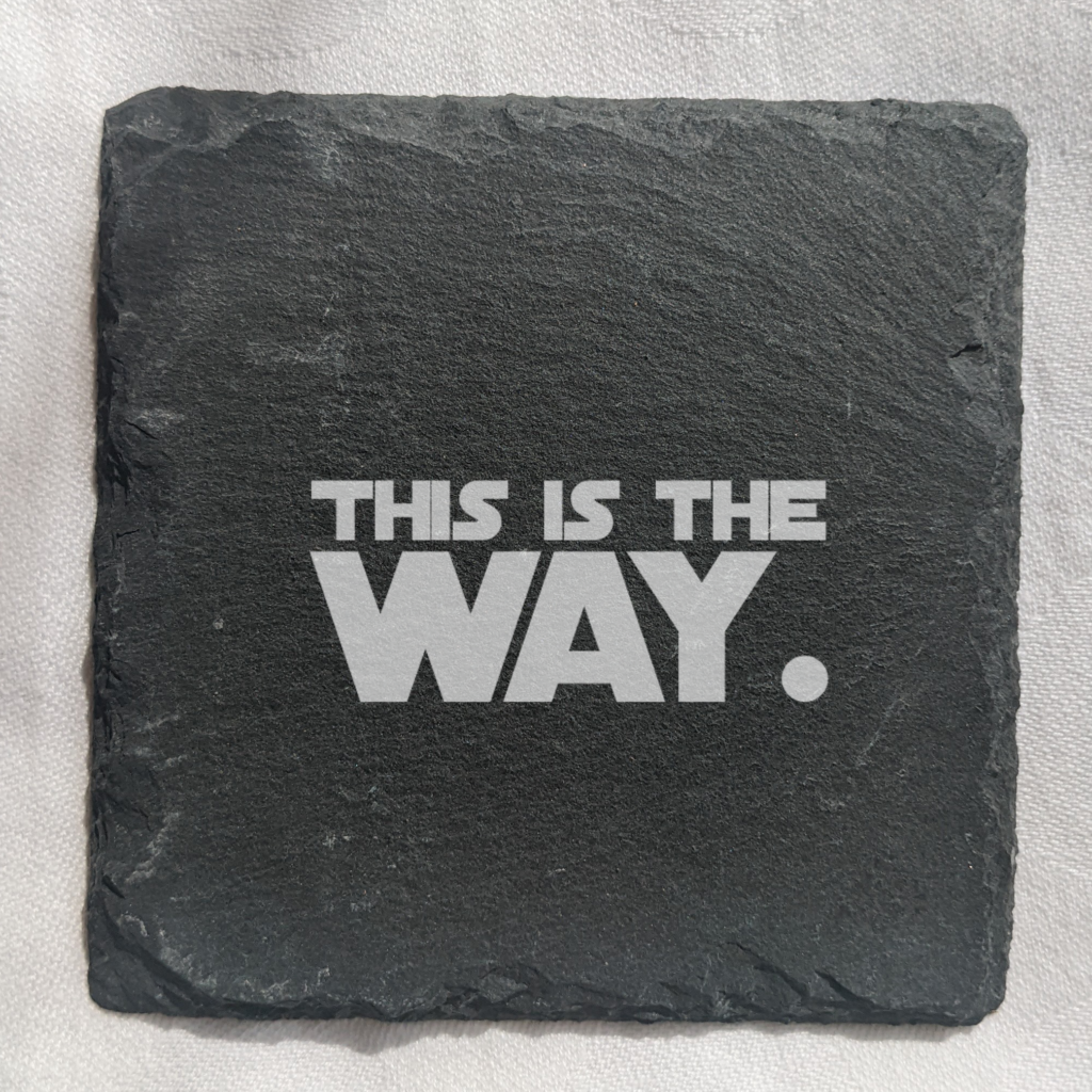 set of 4 Star wars themed slate coasters – QuestDesignCanada