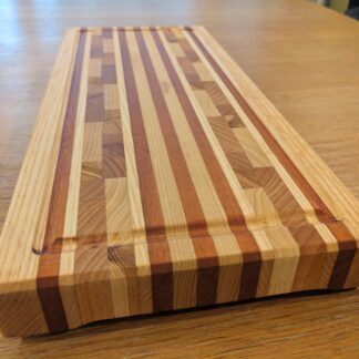 Hardwood cutting and serving board